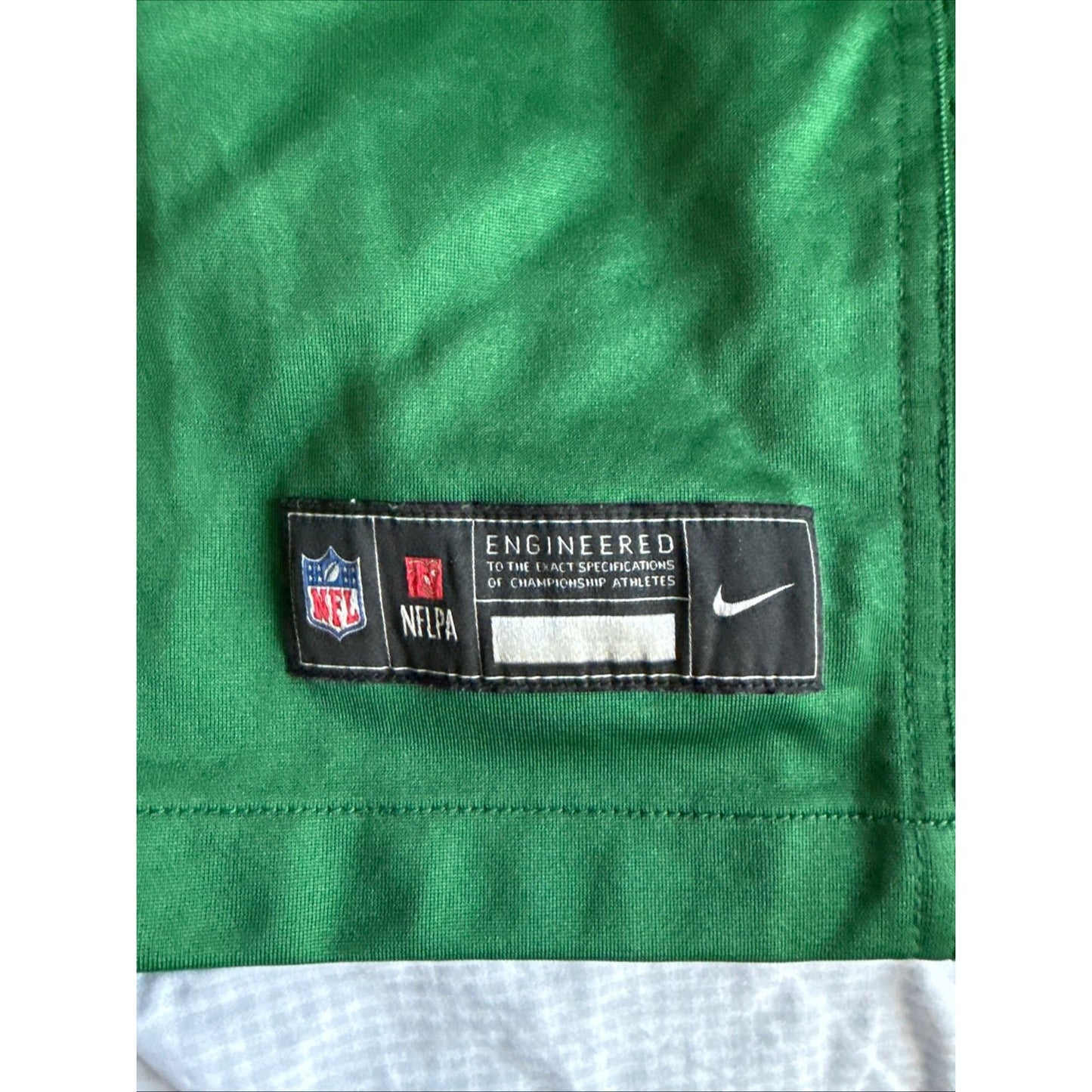 NIKE MEN’S VINTAGE NEW YORK JETS MARTY LYONS #93 JERSEY NFL SZ LARGE - GREEN