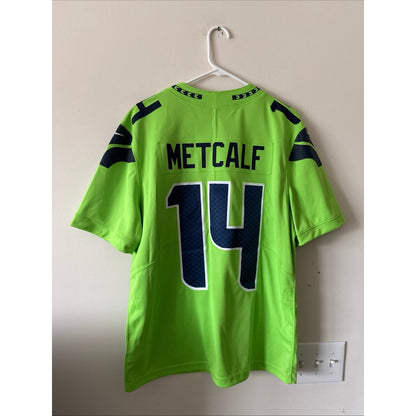 Men’s Nike DK Metcalf #14 Seattle Seahawks Vapor Limited NFL Jersey Sz L - Green