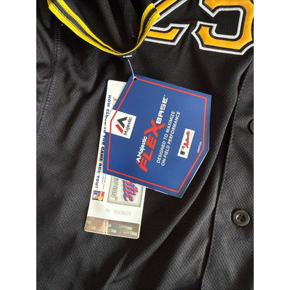 Gregory Polanco 25 Pittsburgh Pirates MLB Autographed Jersey COA Size 44 NWT - Kyle’s Football Cards