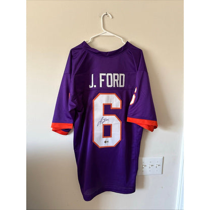 Jacoby Ford Clemson Tigers Autographed Signed Custom Jersey Beckett COA Size XL - Kyle’s Football Cards