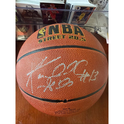 Kendall Gill 13 Autographed Spalding NBA Basketball Charlotte Hornets - Kyle’s Football Cards