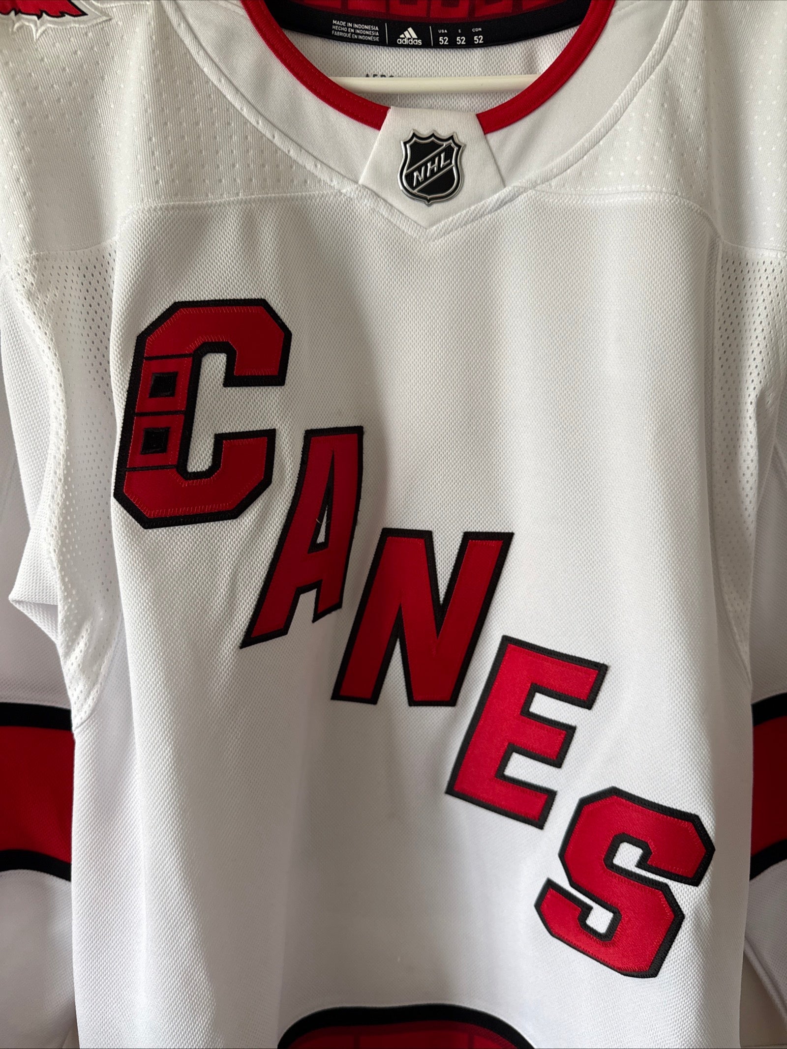 Men's adidas Andrei Svechnikov 37 Carolina Hurricanes Away Jersey Sz 52 - RARE - Kyle’s Football Cards