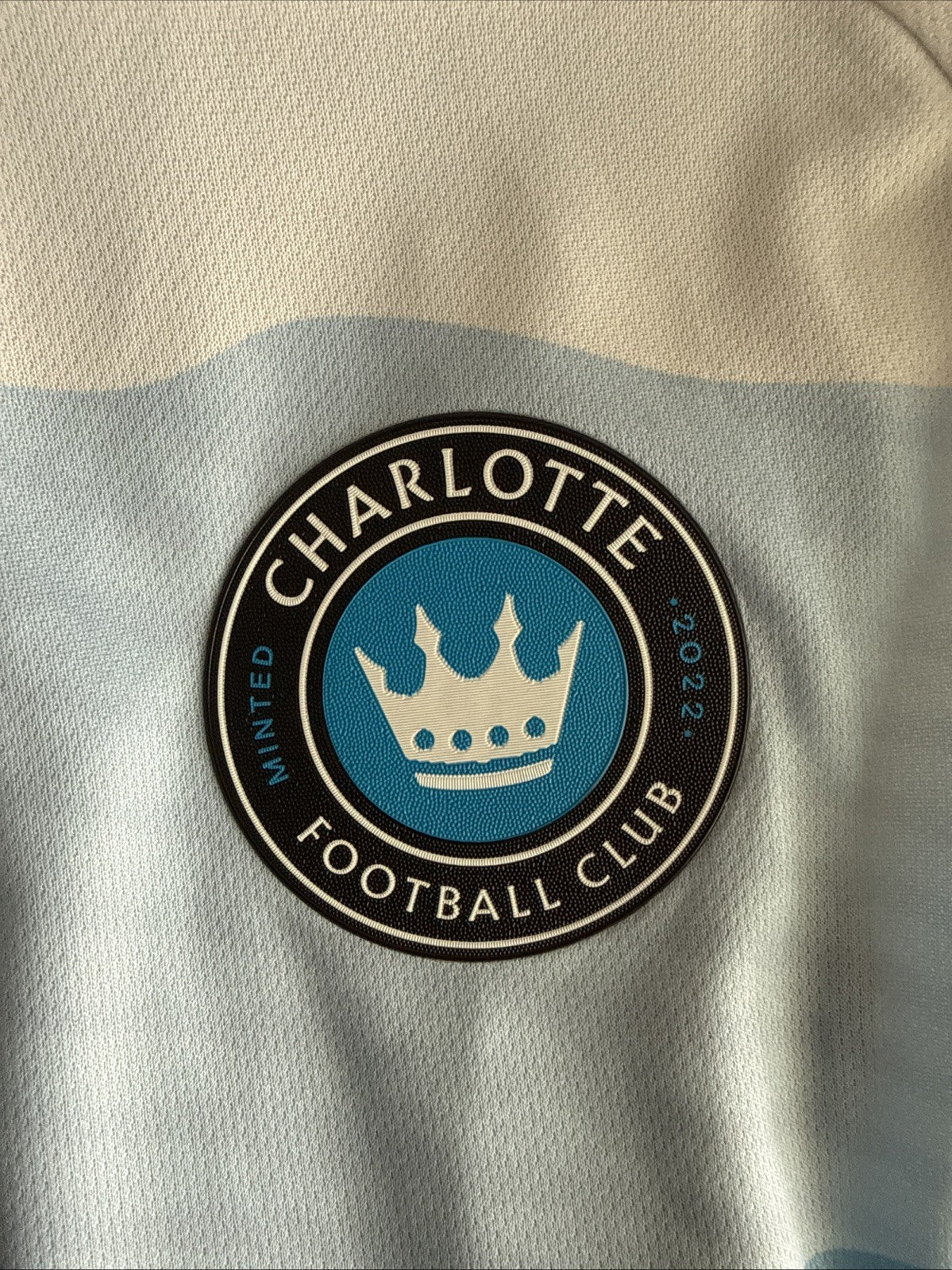 Men’s adidas Ben Bender 15 Charlotte FC 2024/25 MLS Jersey Sz L - White NWT - Kyle’s Football Cards