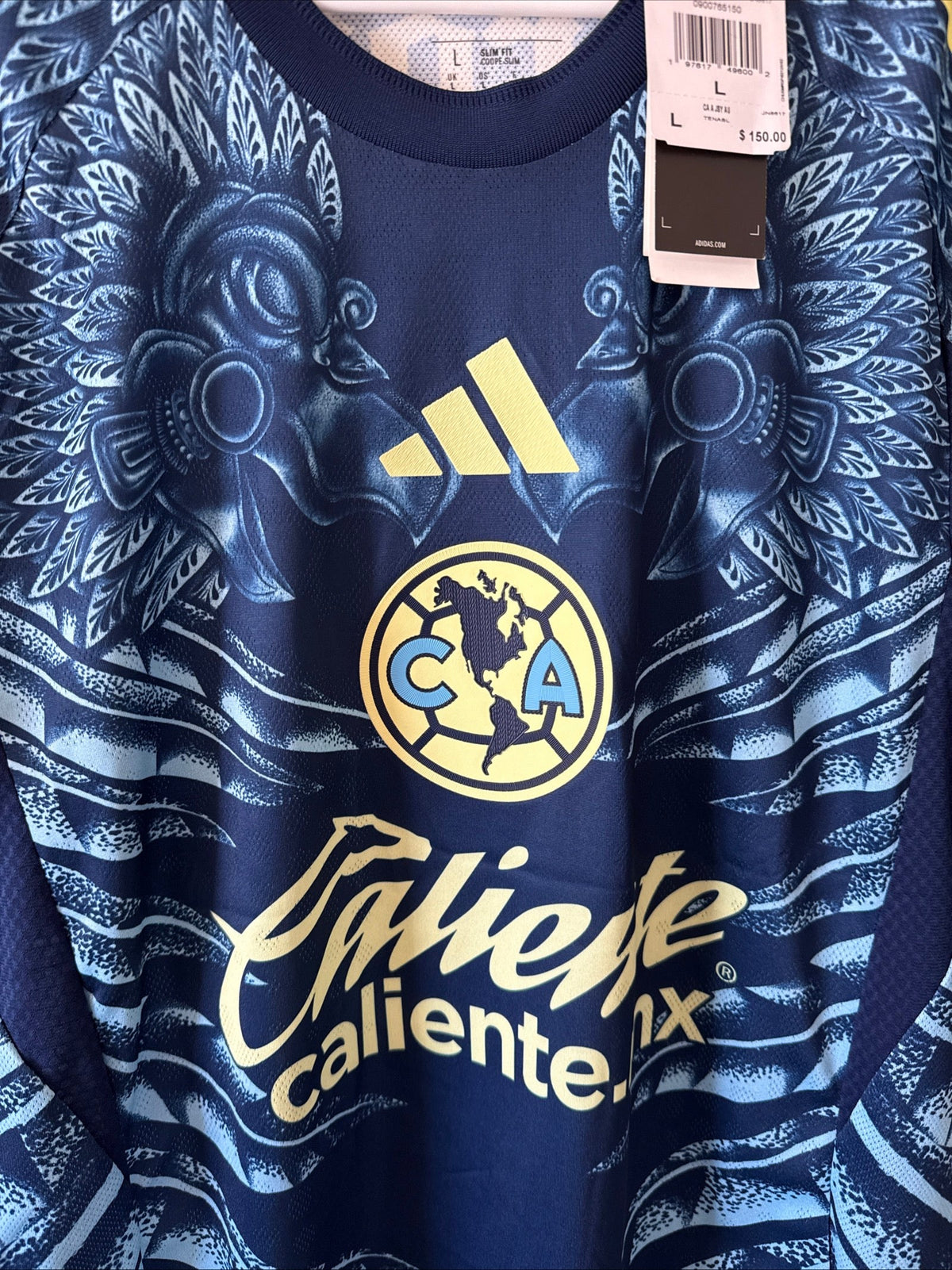 Men’s adidas Club America Authentic Away Jersey 2025/26 - Blue NWT RARE - Kyle’s Football Cards