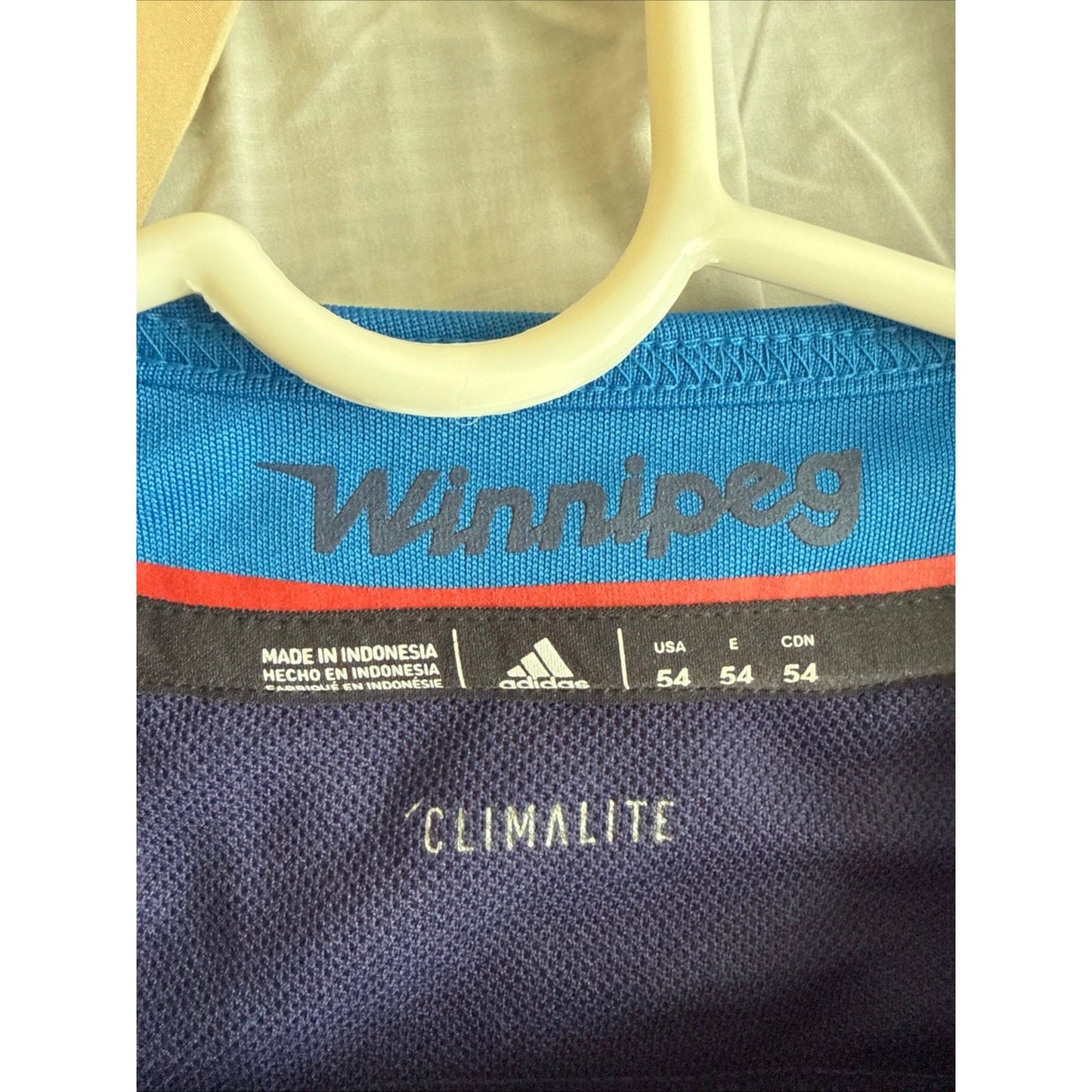 Men’s adidas Connor Hellebuyck 37 Winnipeg Jets Autographed Jersey Sz 54 - NWT - Kyle’s Football Cards
