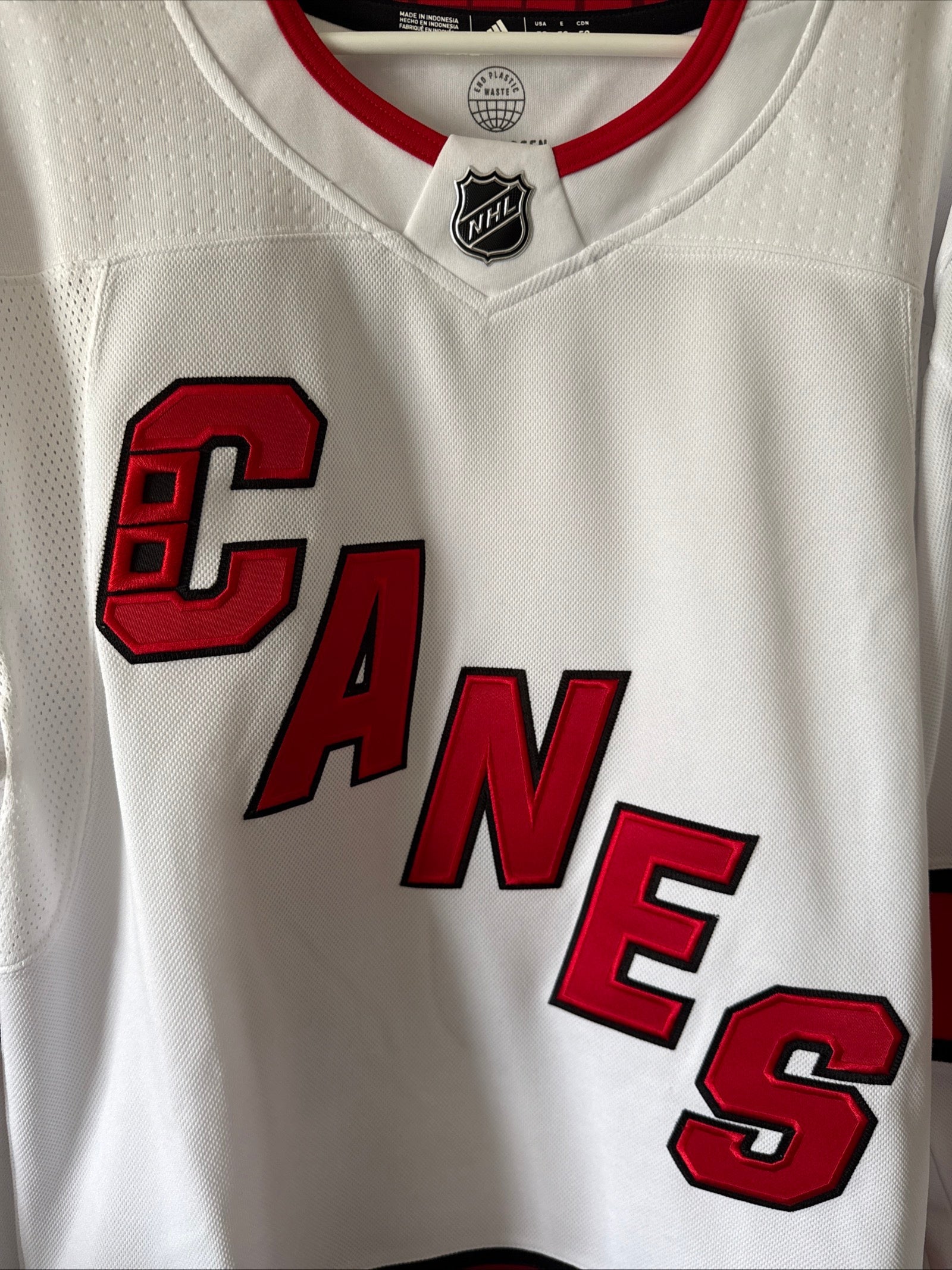 Men's adidas Frederik Andersen 31 Carolina Hurricanes Away Jersey Sz 52 - RARE - Kyle’s Football Cards