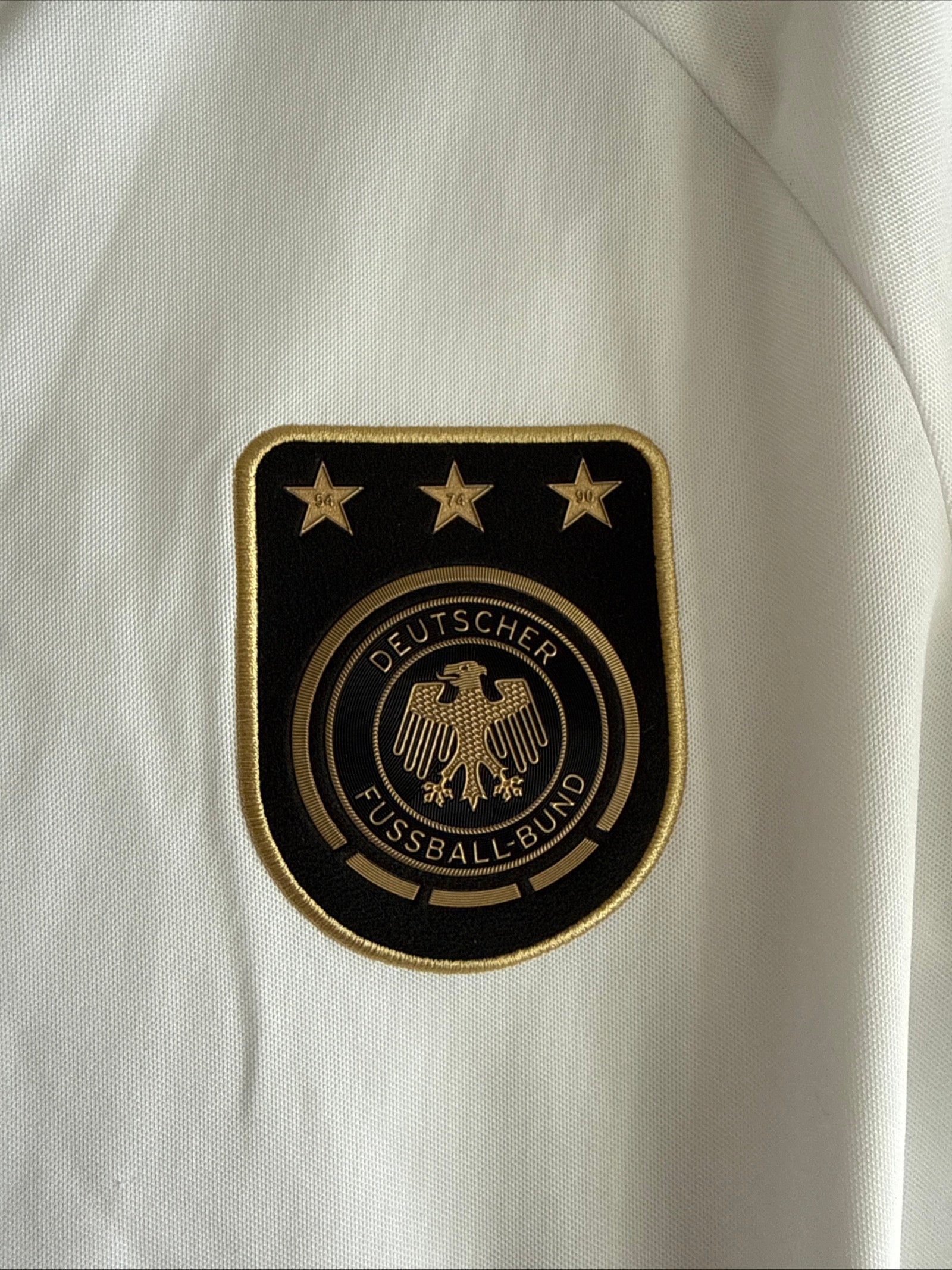Men’s adidas Germany 2010/11 Training Football Striped Soccer Jersey Sz M - Kyle’s Football Cards
