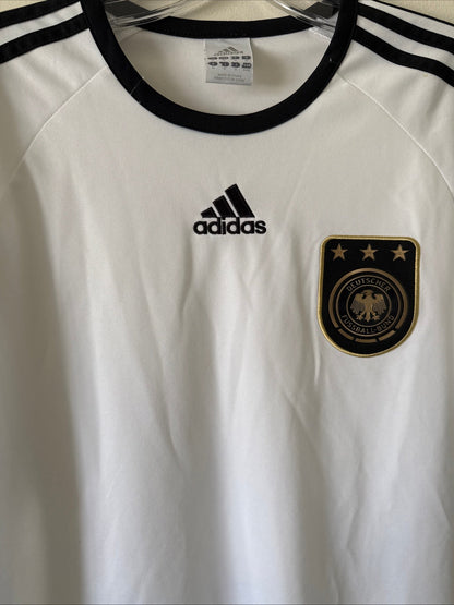 Men’s adidas Germany 2010/11 Training Football Striped Soccer Jersey Sz M - Kyle’s Football Cards