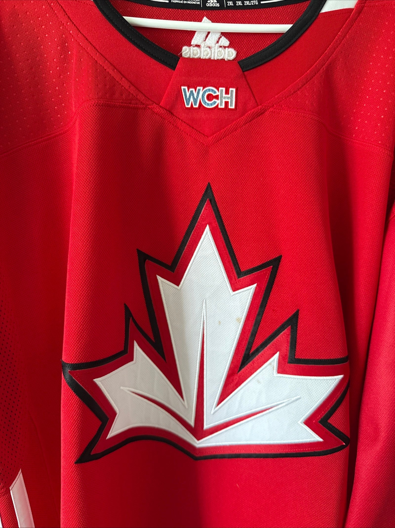MEN’S ADIDAS JAMIE BENN 14 TEAM CANADA 2016 WORLD CUP JERSEY SZ 2XL - RED RARE - Kyle’s Football Cards