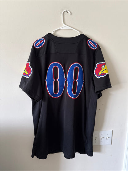 Men's adidas Kansas Jayhawks 00 Alternate Premier NCAA Jersey Sz XL - RARE - Kyle’s Football Cards