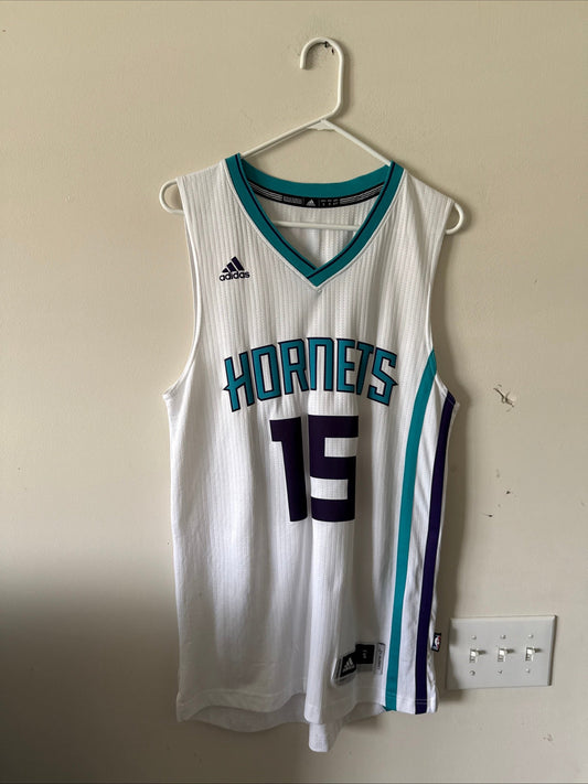 MEN’S ADIDAS KEMBA WALKER 15 CHARLOTTE HORNETS CLIMACOOL NBA JERSEY SZ S - RARE - Kyle’s Football Cards