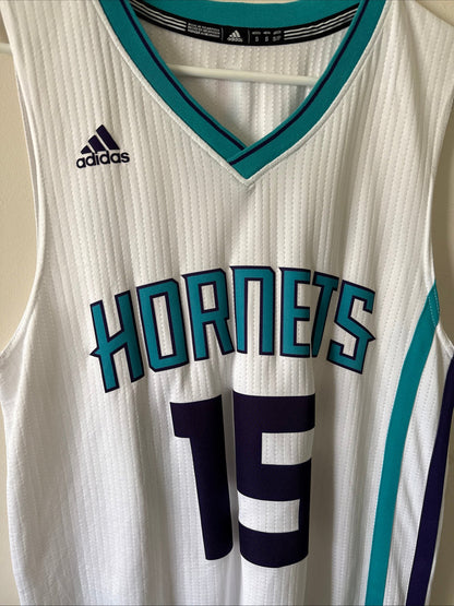 MEN’S ADIDAS KEMBA WALKER 15 CHARLOTTE HORNETS CLIMACOOL NBA JERSEY SZ S - RARE - Kyle’s Football Cards