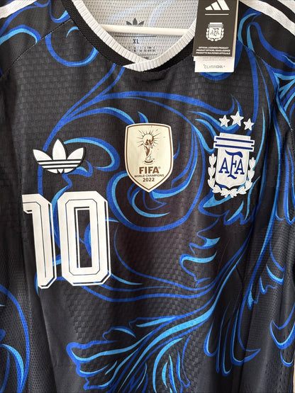 Men's adidas Lionel Messi 10 Argentina National Team 2026 Away Jersey Sz XL NWT - Kyle’s Football Cards