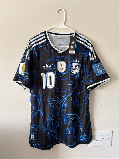 Men's adidas Lionel Messi 10 Argentina National Team 2026 Away Jersey Sz XL NWT - Kyle’s Football Cards