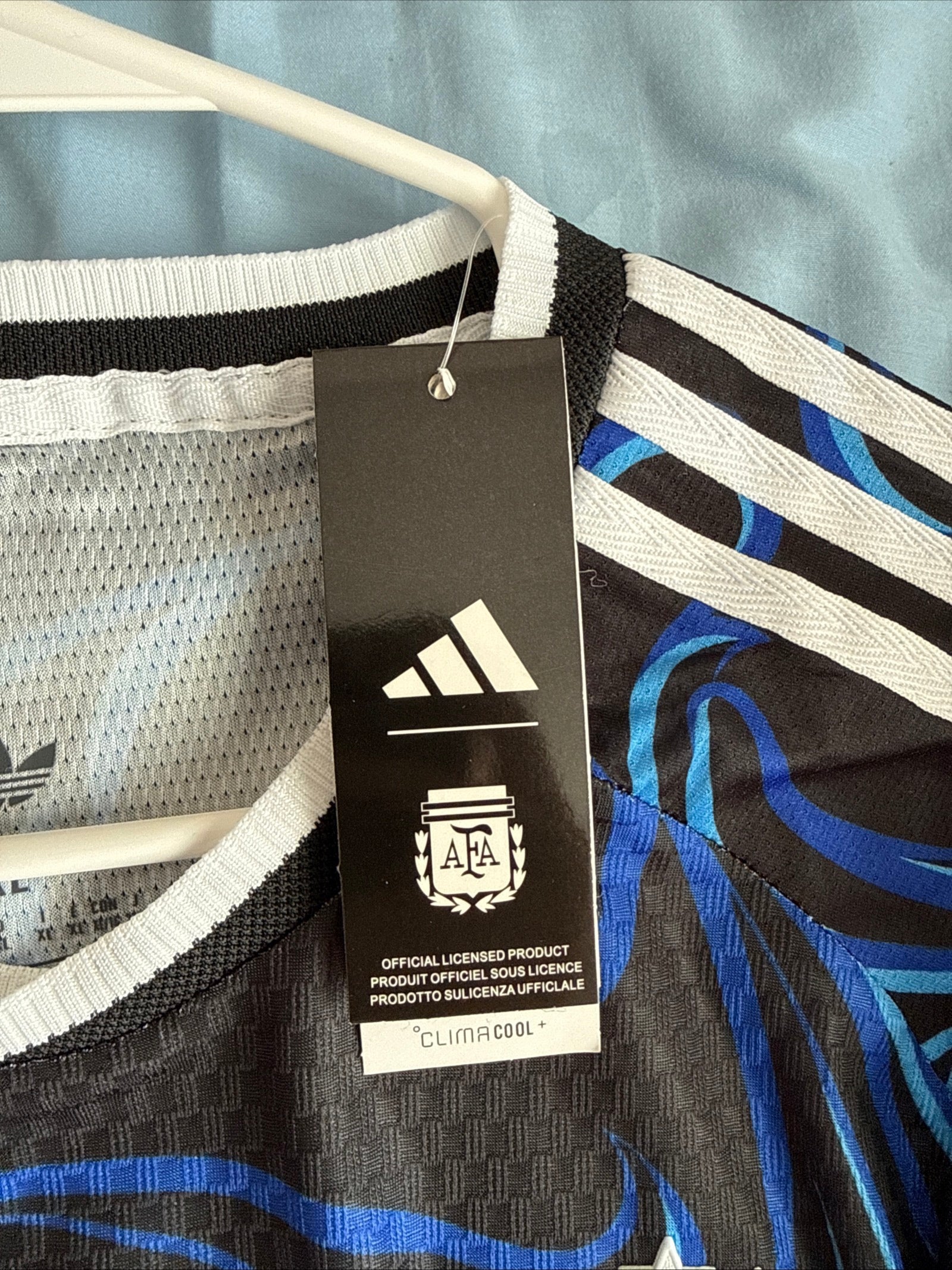Men's adidas Lionel Messi 10 Argentina National Team 2026 Away Jersey Sz XL NWT - Kyle’s Football Cards