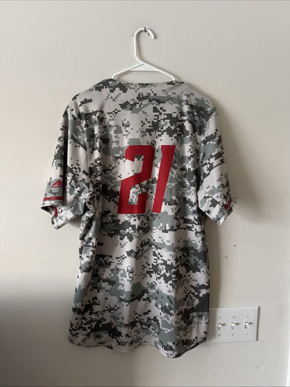 Men's adidas NC State Wolfpack 21 Replica Baseball NCAA Jersey Sz M - Camo RARE - Kyle’s Football Cards