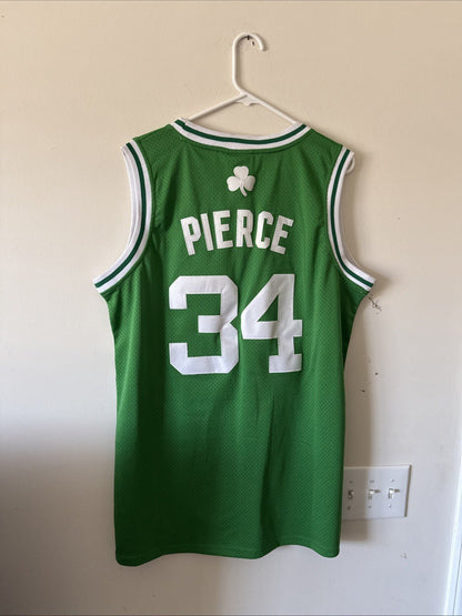 Men’s Adidas Paul Pierce 34 Boston Celtics Authentic Jersey Sz 52 - Green - Kyle’s Football Cards