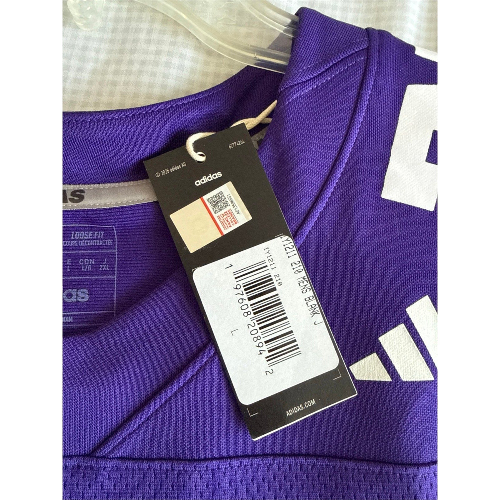 Men’s Adidas Primegreen Sam Finnegan 37 Washington Huskies Jersey Sz L - NWT - Kyle’s Football Cards