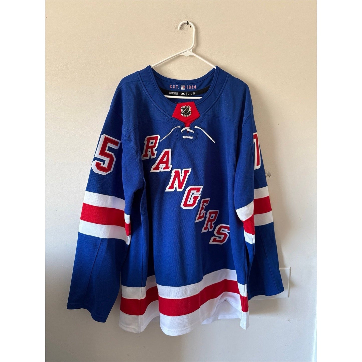Men’s adidas Ryan Reaves 75 Signed New York Rangers Jersey Sz 54 - NWT RARE - Kyle’s Football Cards