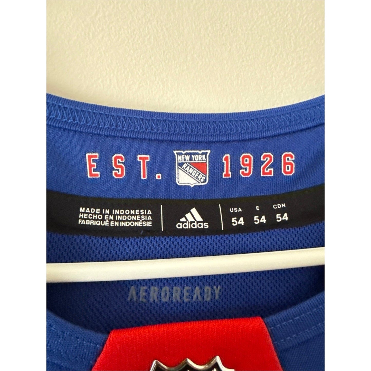 Men’s adidas Ryan Reaves 75 Signed New York Rangers Jersey Sz 54 - NWT RARE - Kyle’s Football Cards