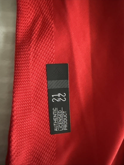MEN’S ADIDAS SANCHO 7 MANCHESTER UNITED AUTHENTIC 2021/22 HOME JERSEY SZ XL - Kyle’s Football Cards