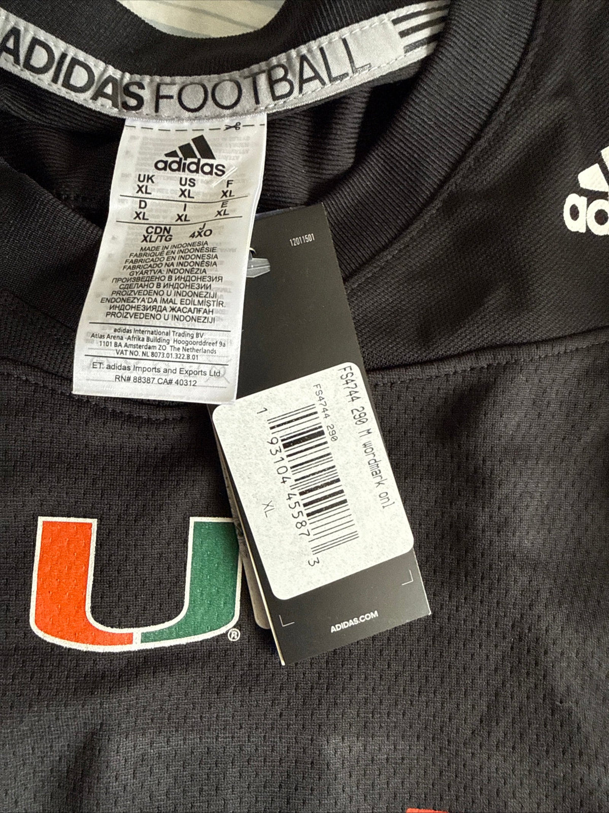 Men's adidas Sean Taylor 26 Miami Hurricanes NCAA Jersey Sz XL - NWT RARE - Kyle’s Football Cards