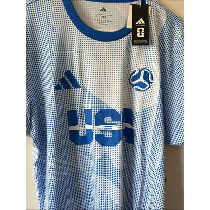Men’s adidas Team USA 2026 World Cup Soccer Jersey Sz L - Blue NWT RARE - Kyle’s Football Cards