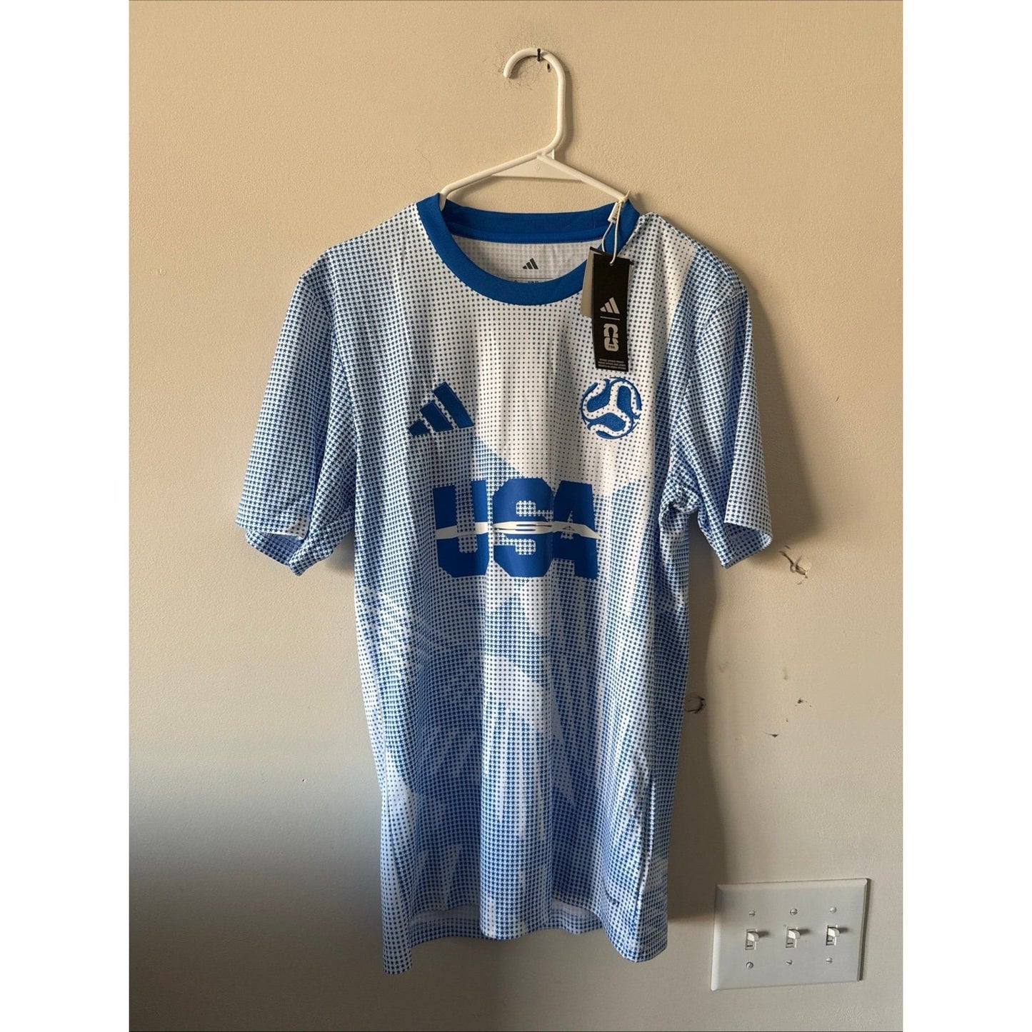 Men’s adidas Team USA 2026 World Cup Soccer Jersey Sz S - Blue NWT RARE - Kyle’s Football Cards