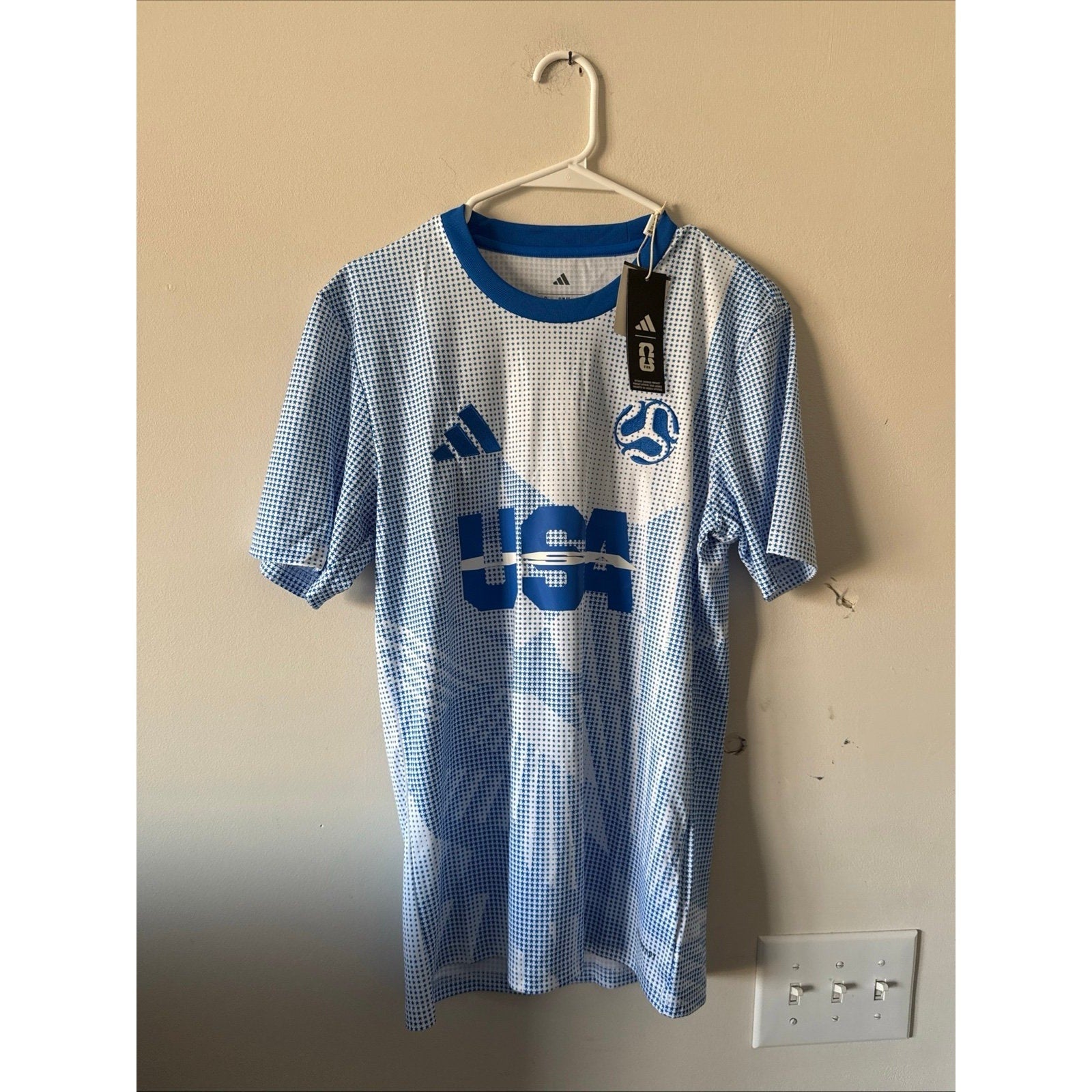 Men’s adidas Team USA 2026 World Cup Soccer Jersey Sz S - Blue NWT RARE - Kyle’s Football Cards