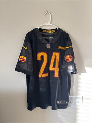 Men's Antonio Gibson #24 Washington Commanders Alt Vapor Lmtd Jersey Sz XL RARE