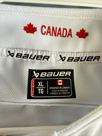 Men’s Bauer Nathan MacKinnon 29 Team Canada 2026 Winter Olympics Jersey Sz XL - Kyle’s Football Cards
