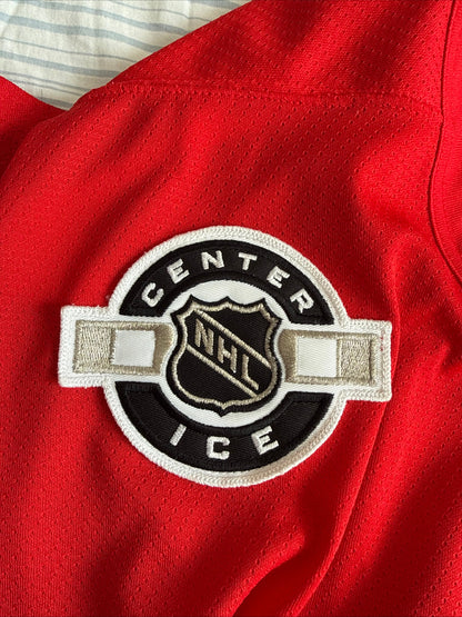 Men’s CCM Chicago Blackhawks NHL Center Ice Practice Jersey Sz XL - Red RARE - Kyle’s Football Cards