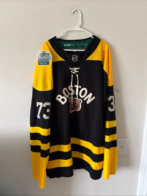 MEN’S CHARLIE McAVOY #73 BOSTON BRUINS 2023 WINTER CLASSIC JERSEY SZ 2XL - RARE