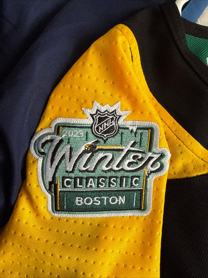 MEN’S CHARLIE McAVOY 73 BOSTON BRUINS 2023 WINTER CLASSIC JERSEY SZ 2XL - RARE - Kyle’s Football Cards