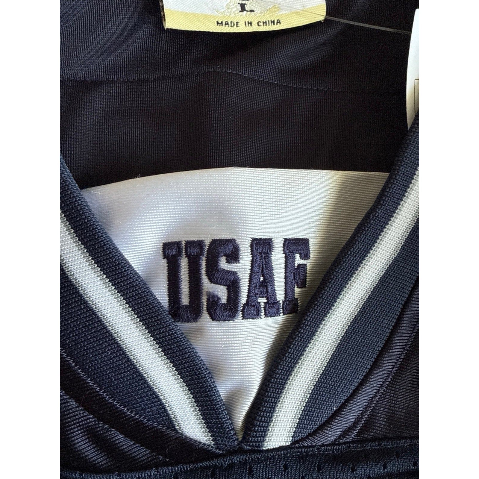 Men’s Colosseum Athletics Air Force USAF Eagle Protect & Serve Jersey Sz L - NWT - Kyle’s Football Cards