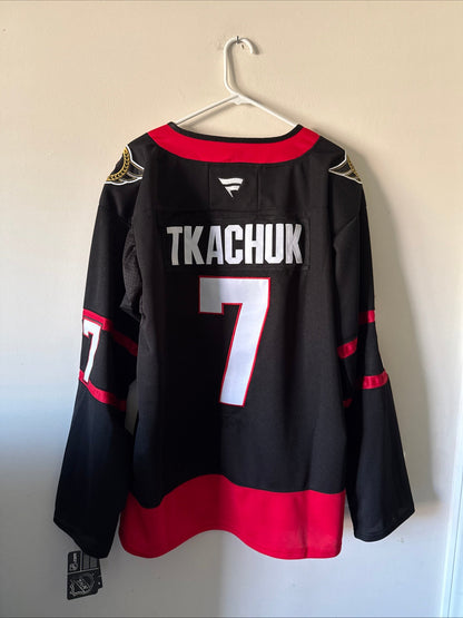 Men’s Fanatics Brady Tkachuk 7 Ottawa Senators NHL Jersey Sz 54 - NWT RARE - Kyle’s Football Cards