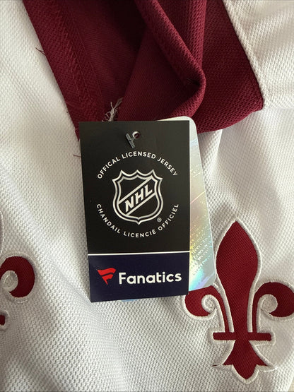 Men’s Fanatics Cale Makar 8 Quebec Nordiques Reverse Retro Jersey Sz 54 - RARE - Kyle’s Football Cards