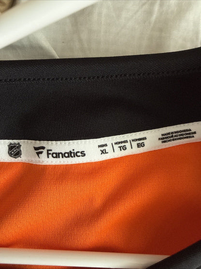 Men’s Fanatics Claude Giroux 28 Philadelphia Flyers Jersey Sz XL - Orange NWT - Kyle’s Football Cards