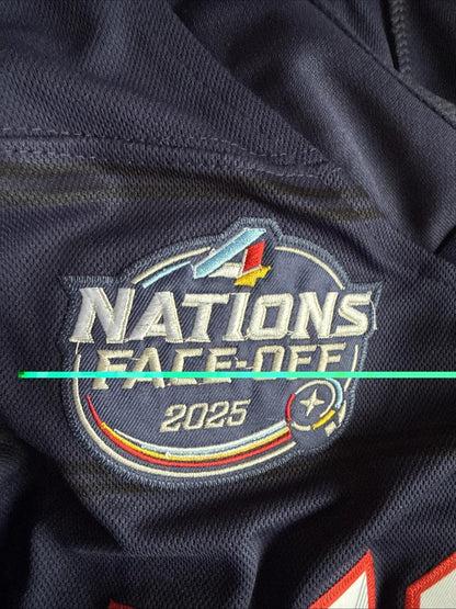 Men’s Fanatics Dylan Larkin #21 Team USA 4 Nations Faceoff Jersey Sz 54 RARE - Kyle’s Football Cards