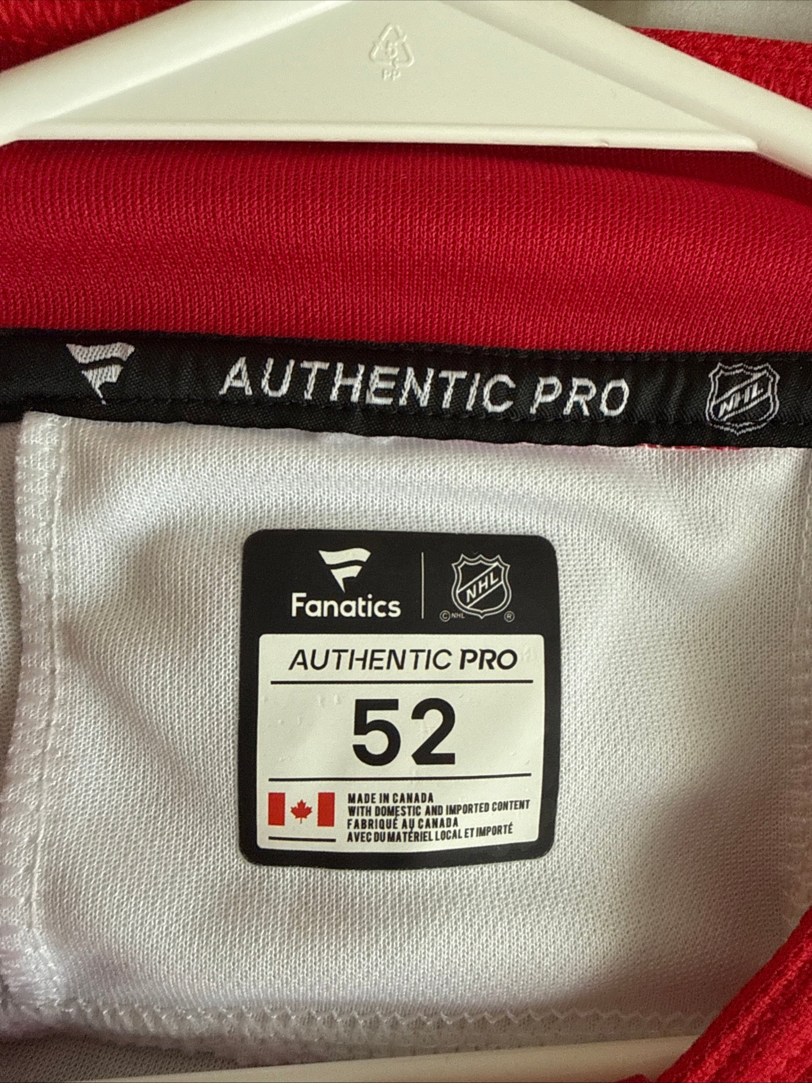 Men's Fanatics Dylan Larkin 71 Detroit Red Wings NHL Jersey Sz 52 - White RARE - Kyle’s Football Cards