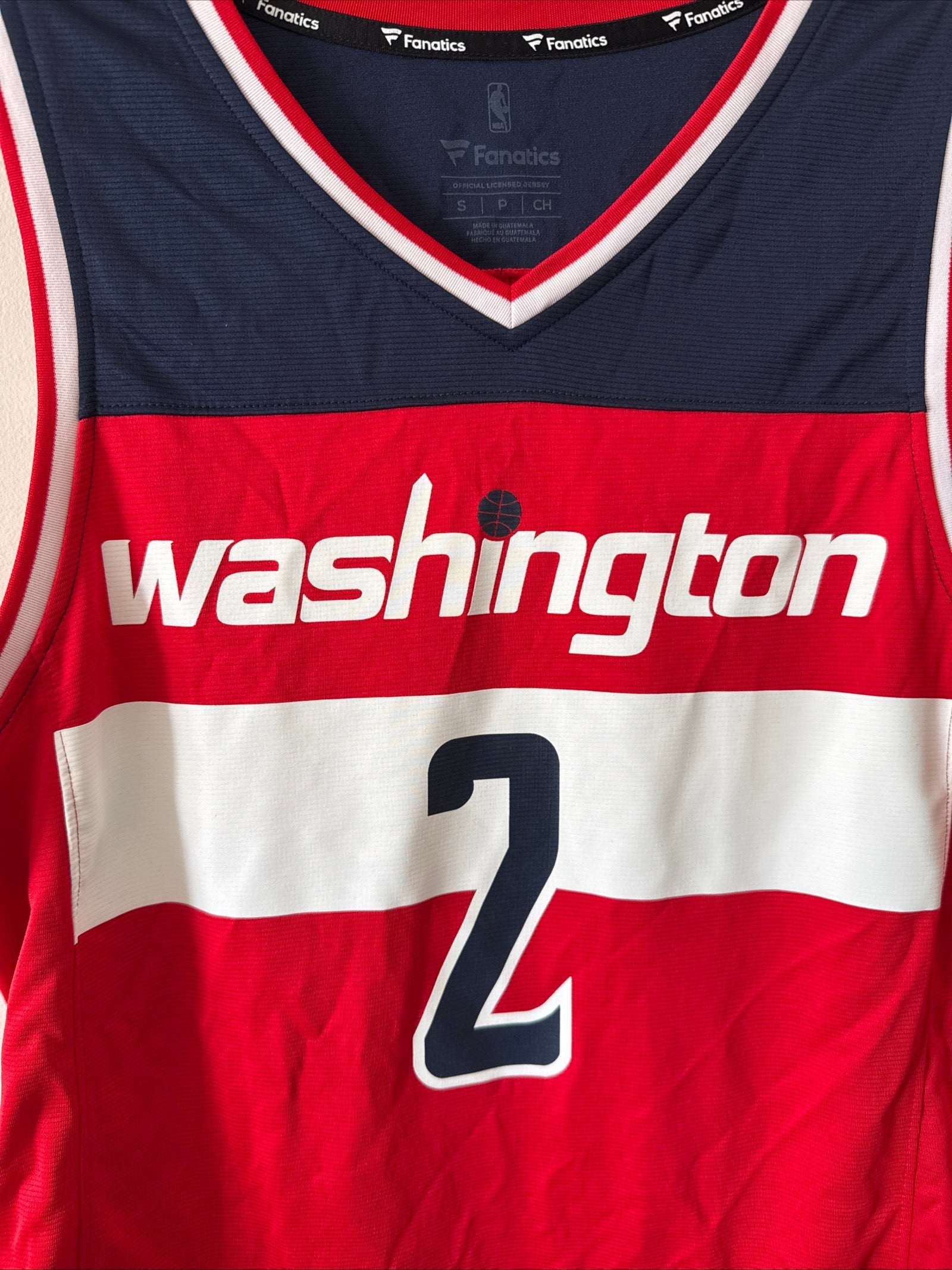 Men’s Fanatics John Wall 2 Washington Wizards NBA Home Jersey Sz S - Red - Kyle’s Football Cards