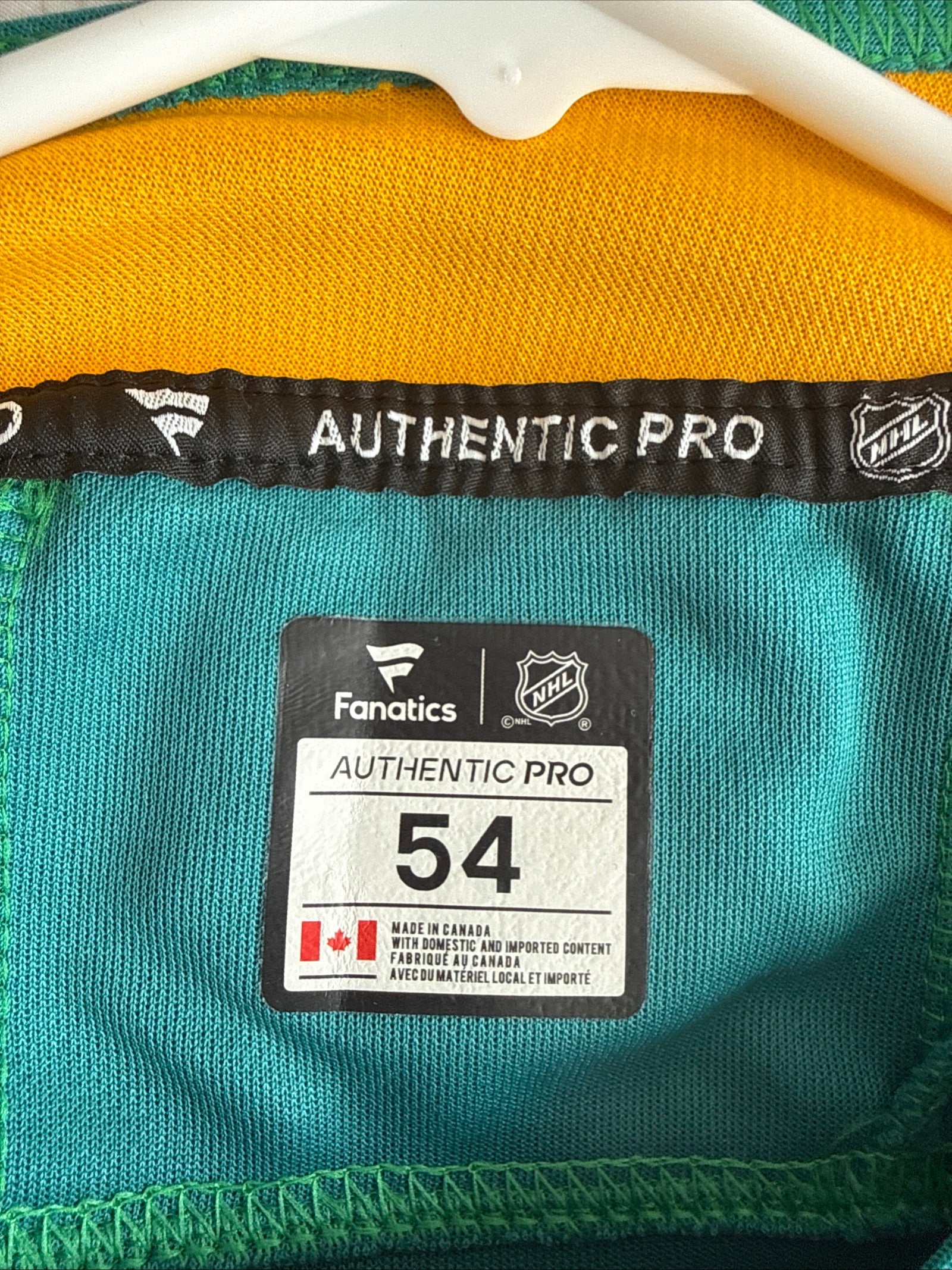 Men's Fanatics Logan Couture 39 SJ Sharks 30th Anniversary Jersey Sz 54 - RARE - Kyle’s Football Cards