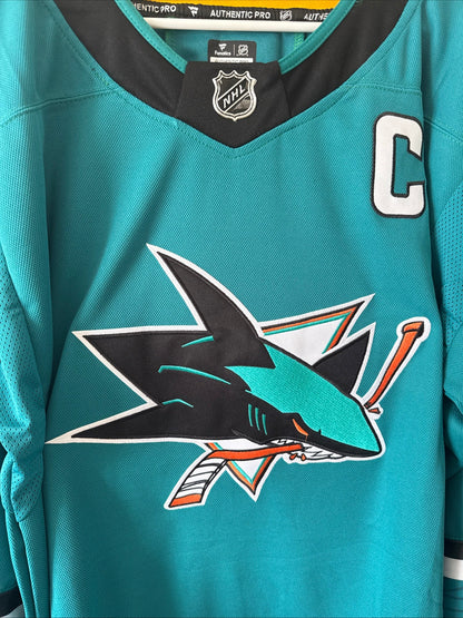 Men's Fanatics Logan Couture 39 SJ Sharks 30th Anniversary Jersey Sz 54 - RARE - Kyle’s Football Cards