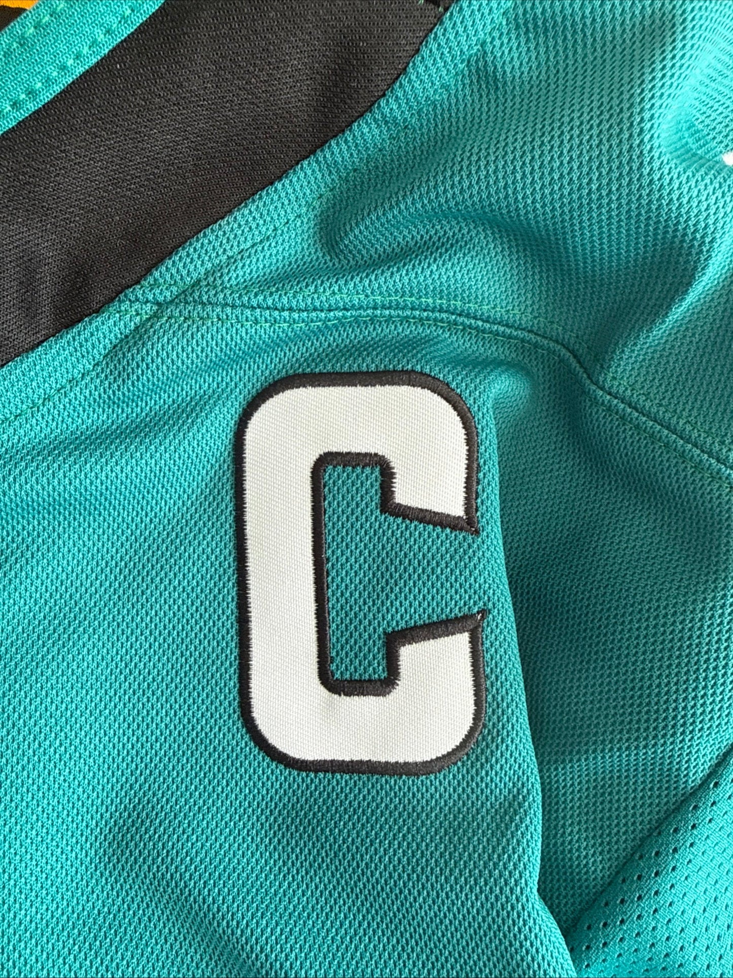 Men's Fanatics Logan Couture 39 SJ Sharks 30th Anniversary Jersey Sz 54 - RARE - Kyle’s Football Cards