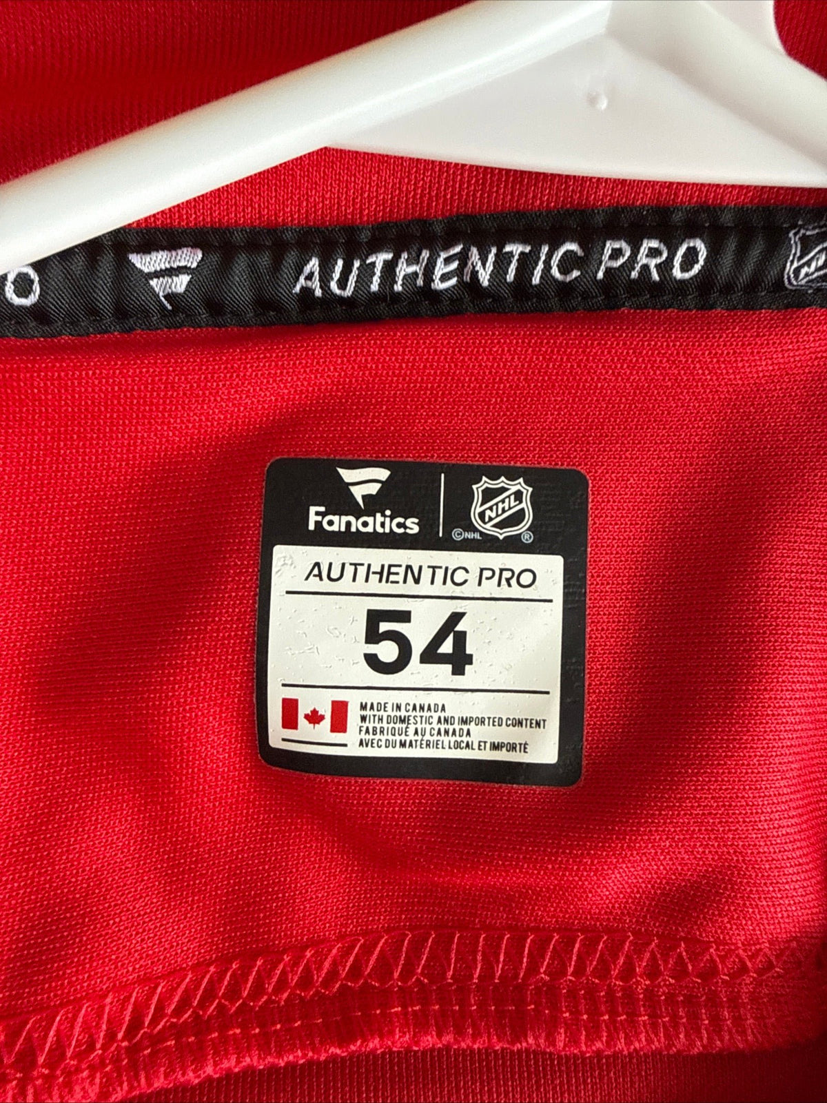 MEN’S FANATICS MIKAEL BACKLUND #11 CALGARY FLAMES HOME NHL JERSEY SZ 54 - RARE - Kyle’s Football Cards