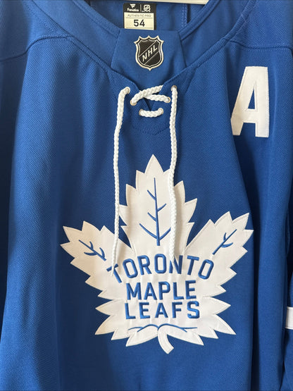 Men’s Fanatics Mitch Marner 16 Toronto Maple Leafs NHL Jersey Sz 54 - Blue RARE - Kyle’s Football Cards