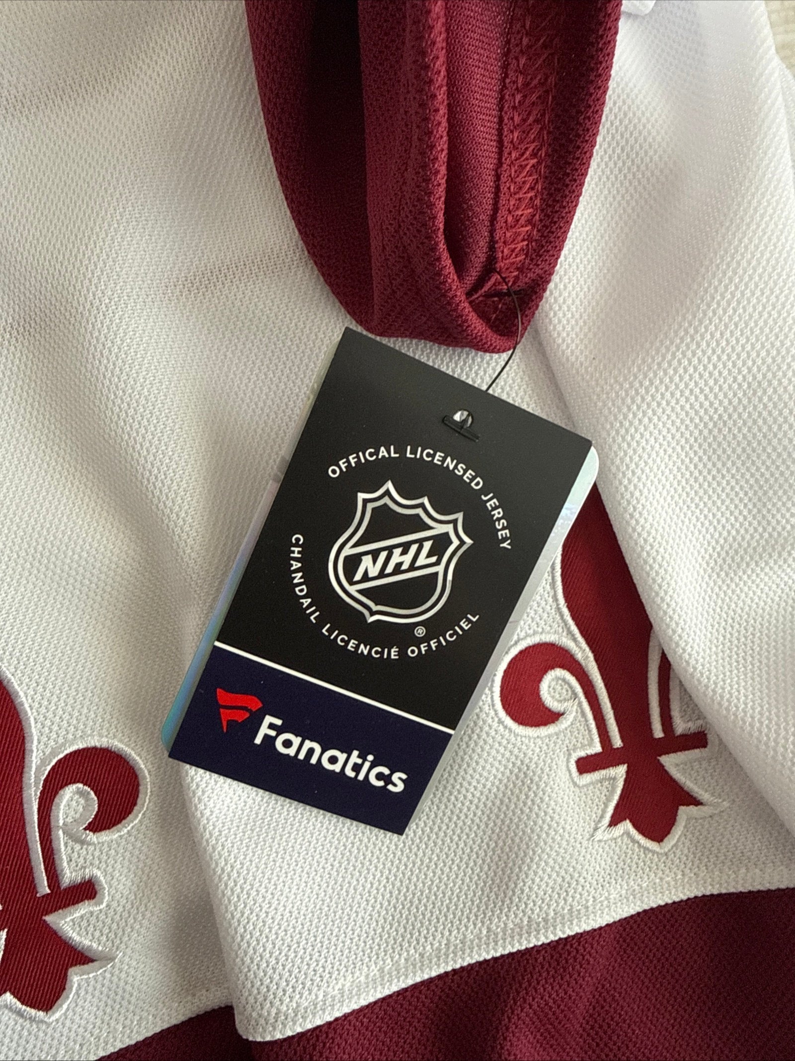 Men’s Fanatics Nathan Mackinnon 29 Quebec Nordiques NHL Jersey Sz 54 - NWT RARE - Kyle’s Football Cards
