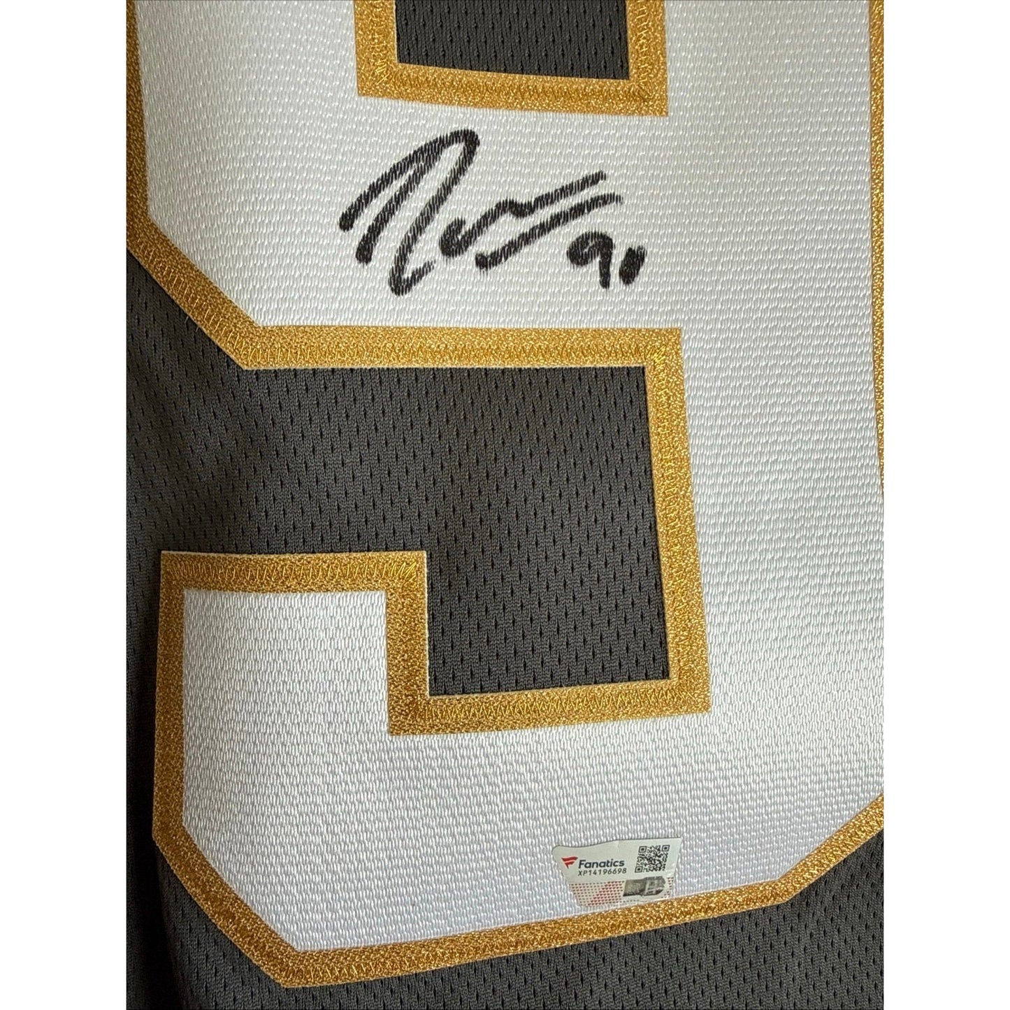 Men’s Fanatics Robin Lehner 90 Signed Vegas Golden Knights Jersey Sz XL - NWT - Kyle’s Football Cards