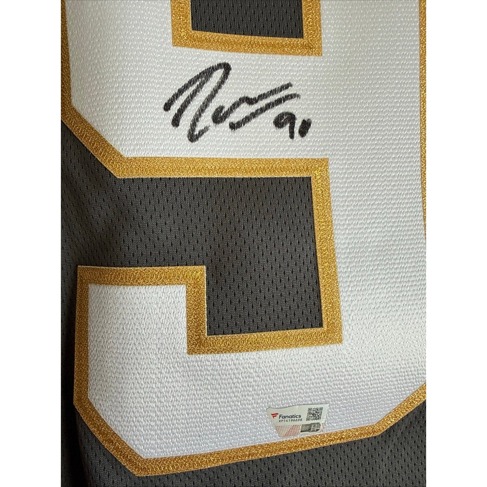 Men’s Fanatics Robin Lehner 90 Signed Vegas Golden Knights Jersey Sz XL - NWT - Kyle’s Football Cards