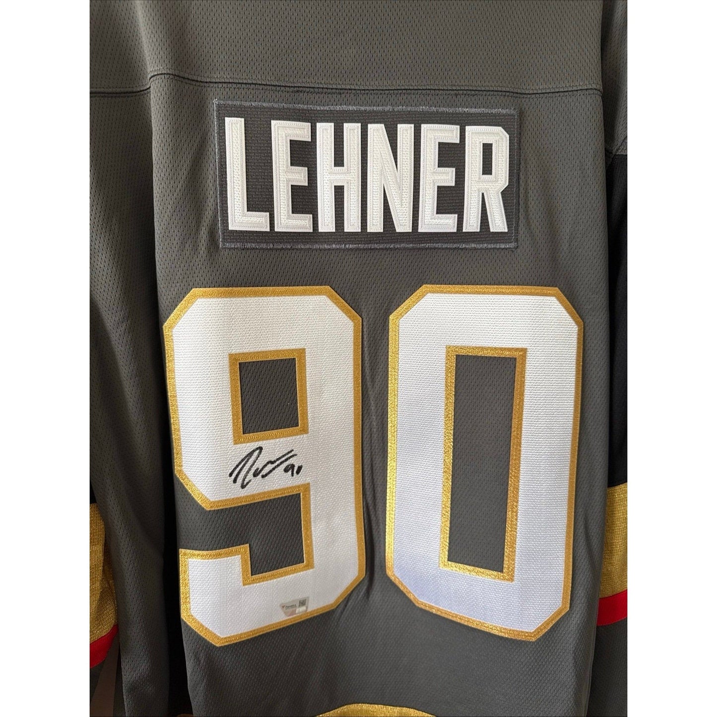 Men’s Fanatics Robin Lehner 90 Signed Vegas Golden Knights Jersey Sz XL - NWT - Kyle’s Football Cards
